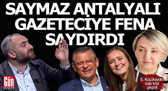 İsmail Saymaz'dan Antalyalı gazeteciye; Umarım hiçbir yerde yazamaz.