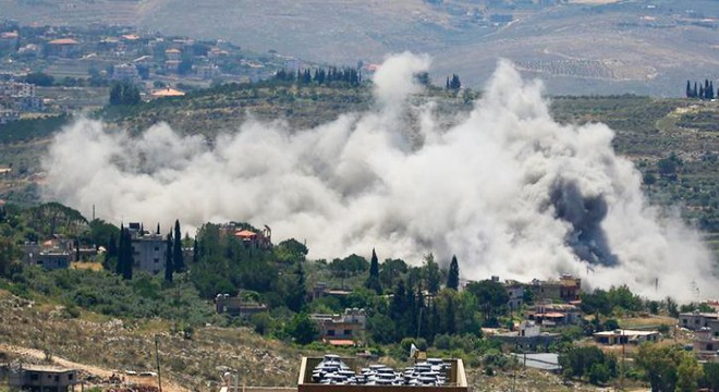 İsrail ordusu, Lübnan'ın güneyine hava saldırıları düzenledi