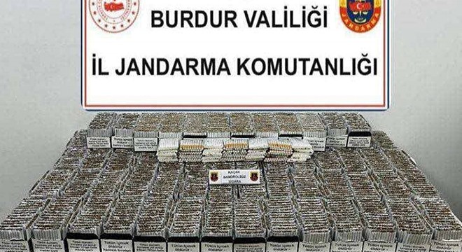 Jandarmadan kaçak sigara operasyonu