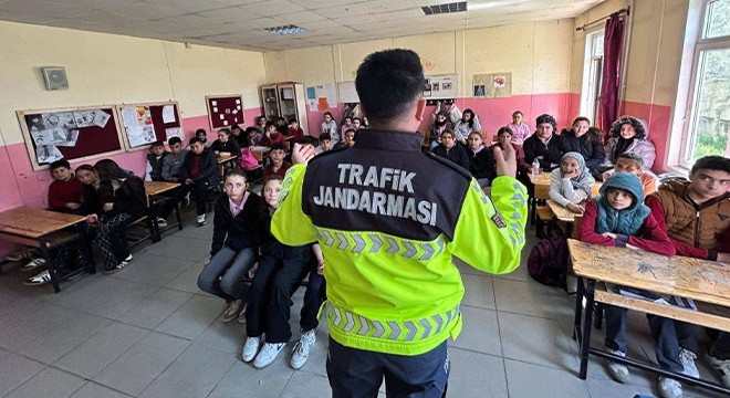 Jandarmadan trafik eğitimi