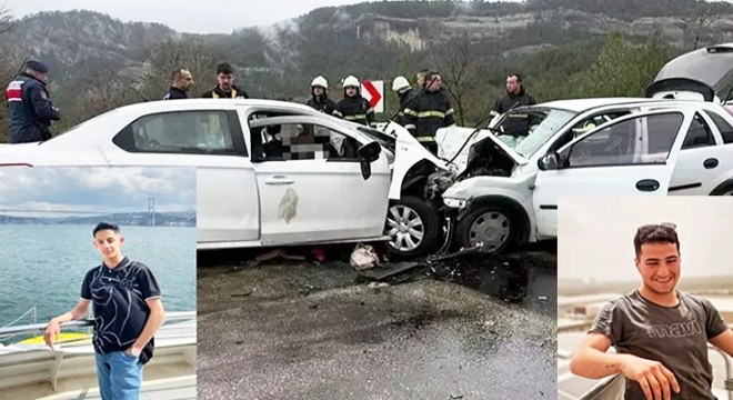 Kayak merkezine giderken, kazada hayatlarını kaybetmişler