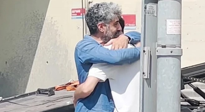 Kaza yapan genci baba teselli etti