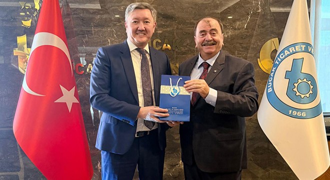 Kazakistan Başkonsolosu'ndan Bucak ziyareti