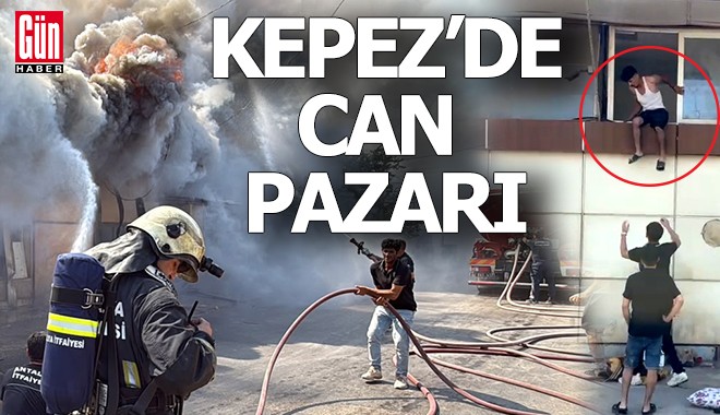 Kepez'de depo yangınları