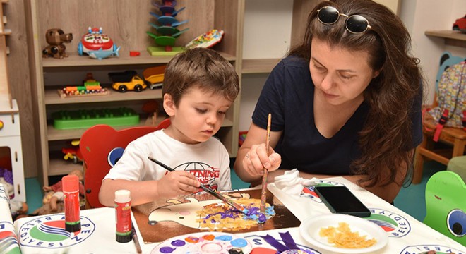 Kepez'de minik eller sanatla buluşuyor