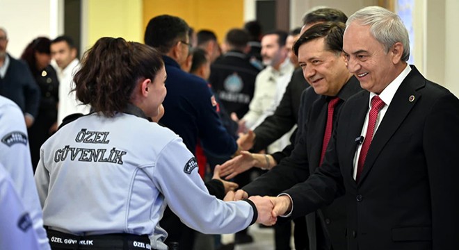 Kepez'de personelle bayramlaşma