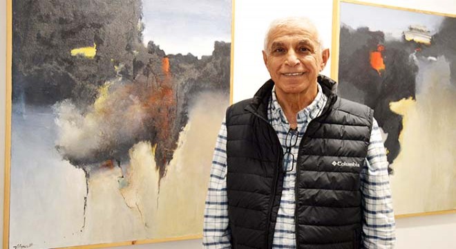 Küresel ısınma Antalya'da tuvallere yansıdı