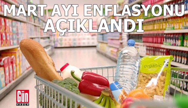 Mart ayı enflasyonu açıklandı