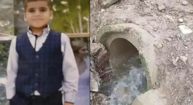Menfeze giren 11 yaşındaki Furkan boğuldu
