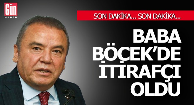 Muhittin Böcek'de oğlu gibi itirafçı oldu