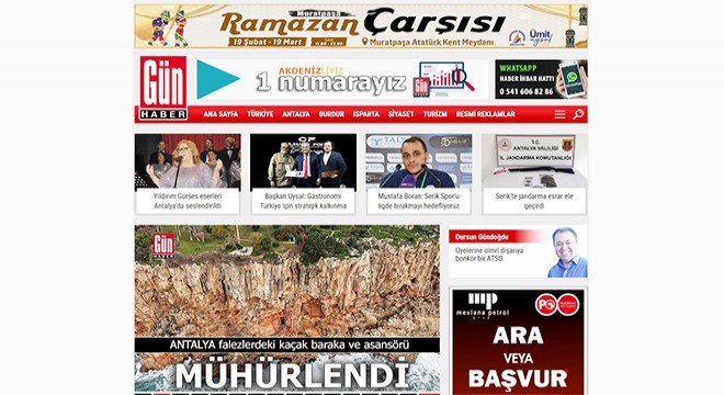 Muratpaşa Belediyesi 'Ramazan Çarşısı' banneri