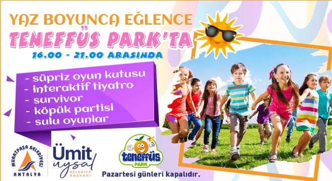 Muratpaşa Belediyesi Teneffüs Park banneri