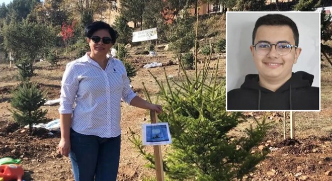 Oğlunun acısına yüreği dayanmadı