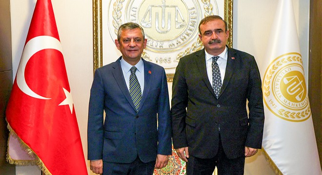 Özgür Özel'den, Uyuşmazlık Mahkemesi Başkanı Güleç'e ziyaret