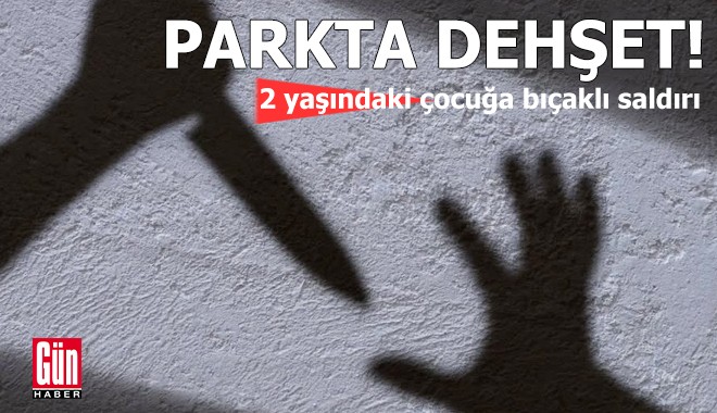 Parkta dehşet: 2 yaşındaki çocuğa bıçaklı saldırı!