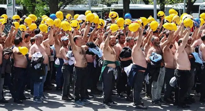Patron paralarını ödemedi: Madenciler Ankara'ya geri döndü
