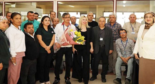 Rektör Özkan, engelli çalışanlarla bir araya geldi
