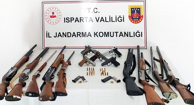 Ruhsatsız silah operasyonunda 5 gözaltı