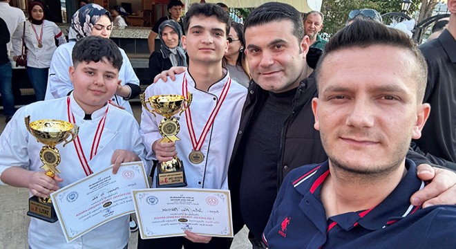 Samandağlı genç aşçılar Alanya'da ödülleri topladı