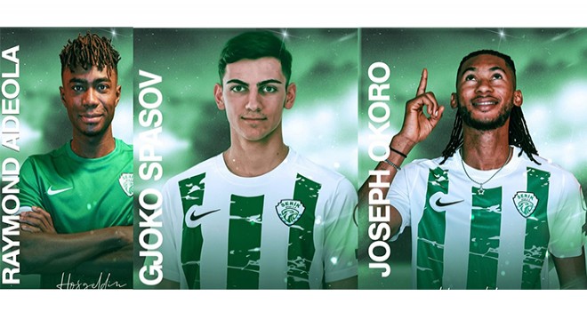 Serik Spor'da 3 yeni transfer