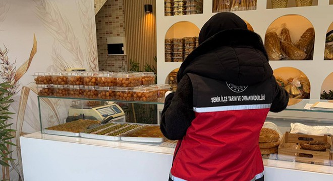 Serik'te gıda denetimleri