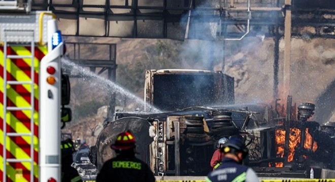 Şili'de gaz yüklü tanker patladı: 4 ölü, 17 yaralı