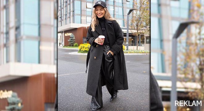 Siyah Kaşe Kaban Modelleri