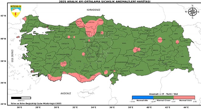Son 55 yılın en sıcak 12'nci aralık ayı yaşandı