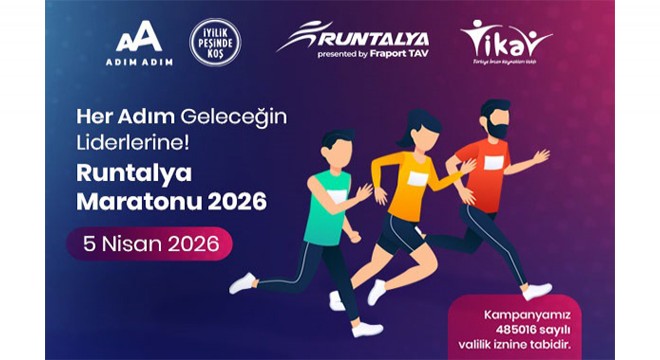 Runtalya Maratonu'nda TİKAV'dan “Geleceğin Liderleri” hamlesi