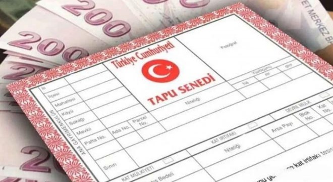 Tapuda yeni ödeme sistemi yolda