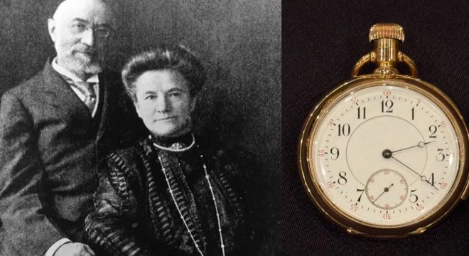 Titanic faciasından kalan altın cep saati rekor fiyata satıldı