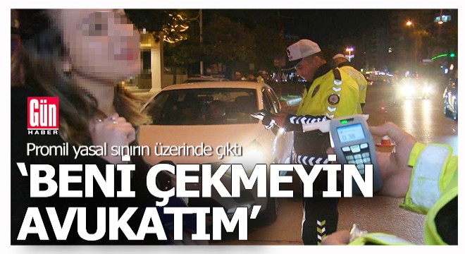 Trafik denetiminde ehliyeti iptal edildi