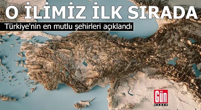 Türkiye'nin en mutlu şehri açıklandı