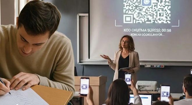 Üniversitede QR kodla yoklama dönemi