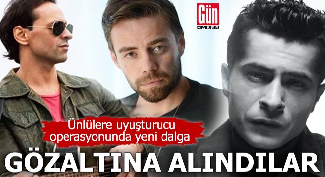 Ünlülere uyuşturucu operasyonunda yeni dalga