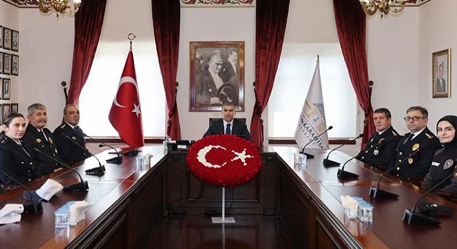 Vali Aktaş, Polis Teşkilatı'nı kabul etti