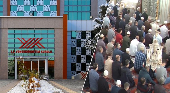 YÖK'ten cuma namazı saati ayarı