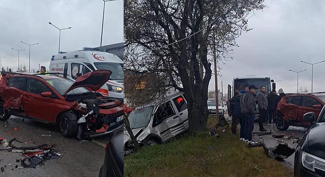 Zincirleme kazada 5 kişi yaralandı